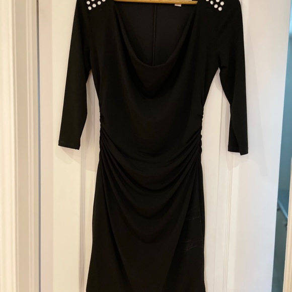 Boston Proper black Stretchy dress size 6 - Picture 8 of 13